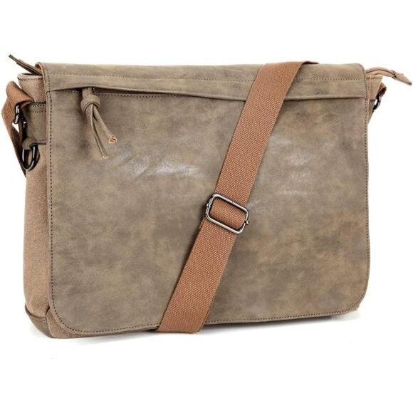 Men's Laptop Messenger Bags 15.6” Water Resistant Shoulder Bag